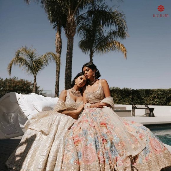 Designer Heavy Work Partywear Lehenga with Dupatta - Picture 7 of 13